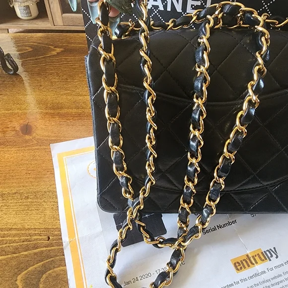 SOLD Authentic Chanel mini square bag - Picture 9 of 13